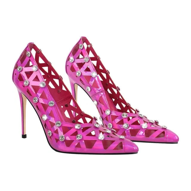Zapatos Queen Thaxsa (Fucsia)