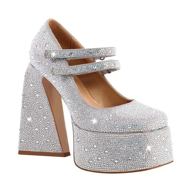 Zapatos Queen Rivars (Plateado)