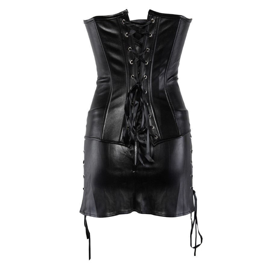 Vestido Corset Drag Xena (Negro)