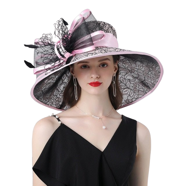 Sombrero Queen Santha (Rosa claro)