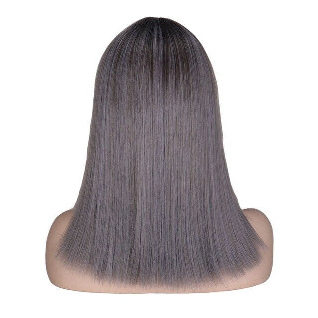 Peluca Queen Pauline (Gris mixto)
