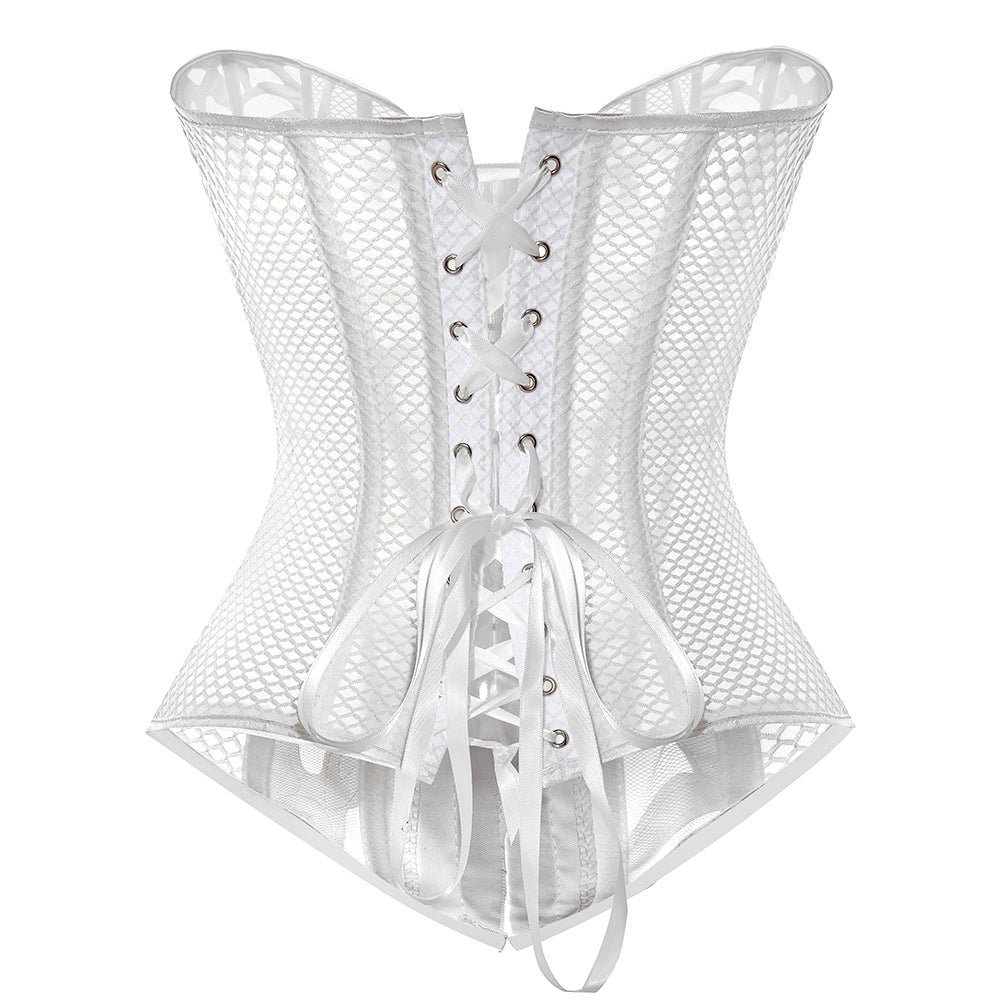 Corset Drag Minj (Blanco)
