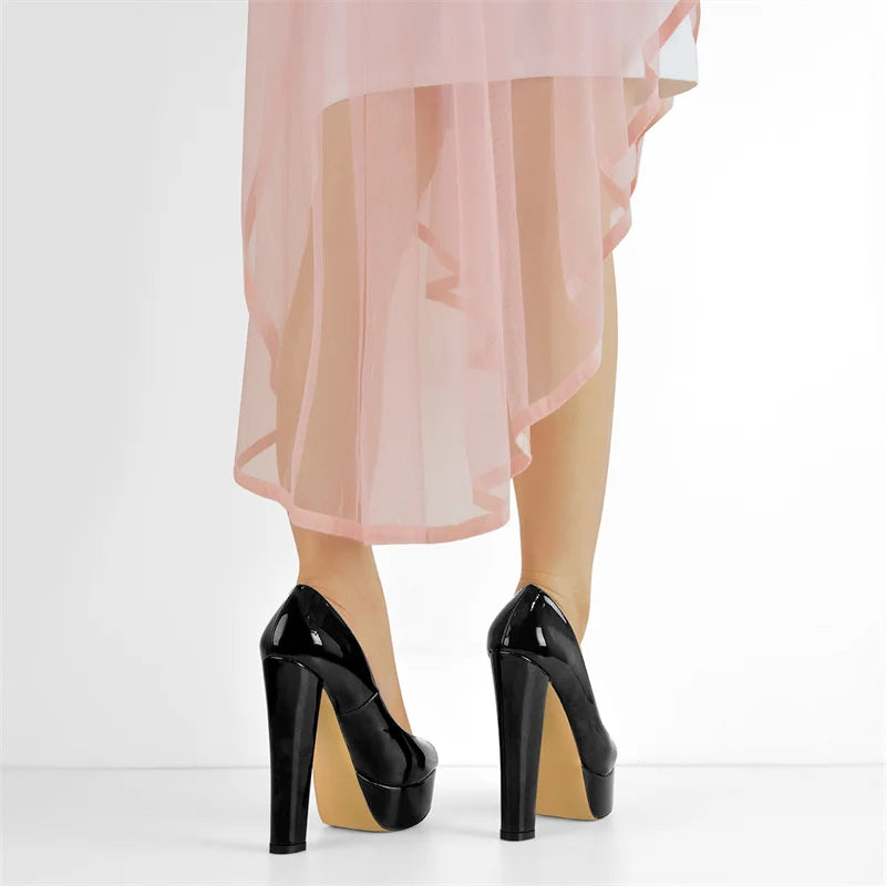 Zapatos Queen Quina (Negro y rojo)