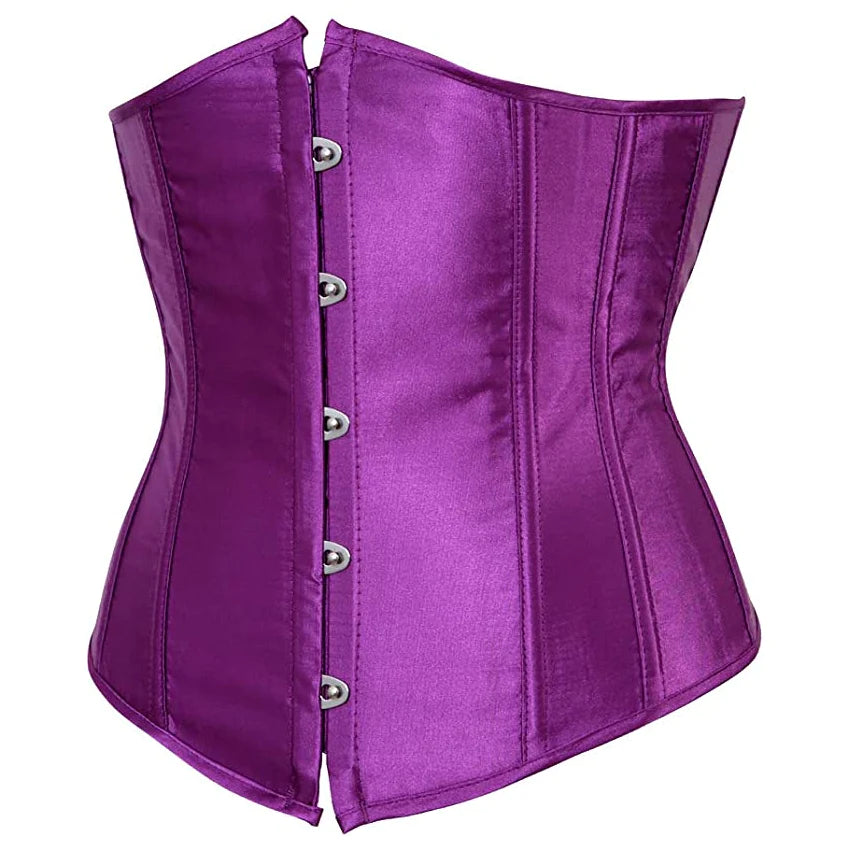 Corset Drag Satin (Púrpura)