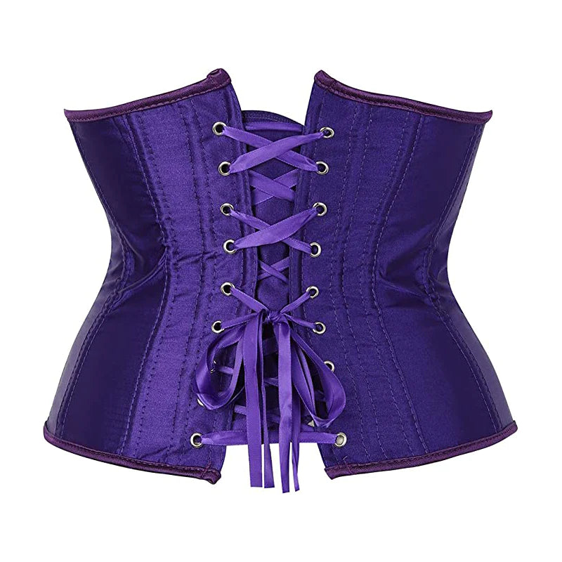 Corset Drag Satin (Morado)