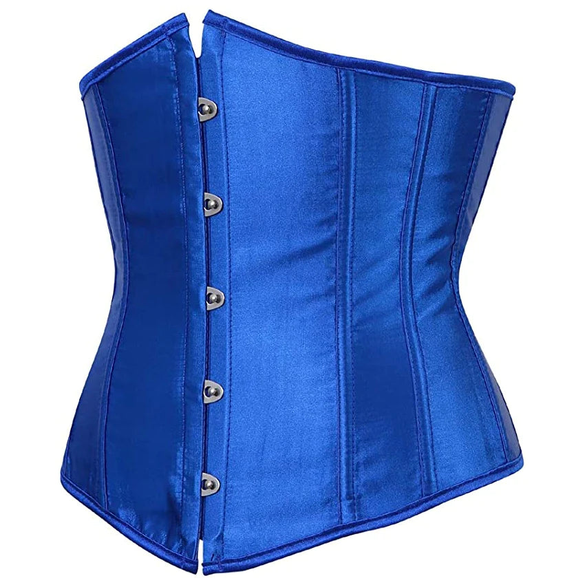 Corset Drag Satin (Azul)