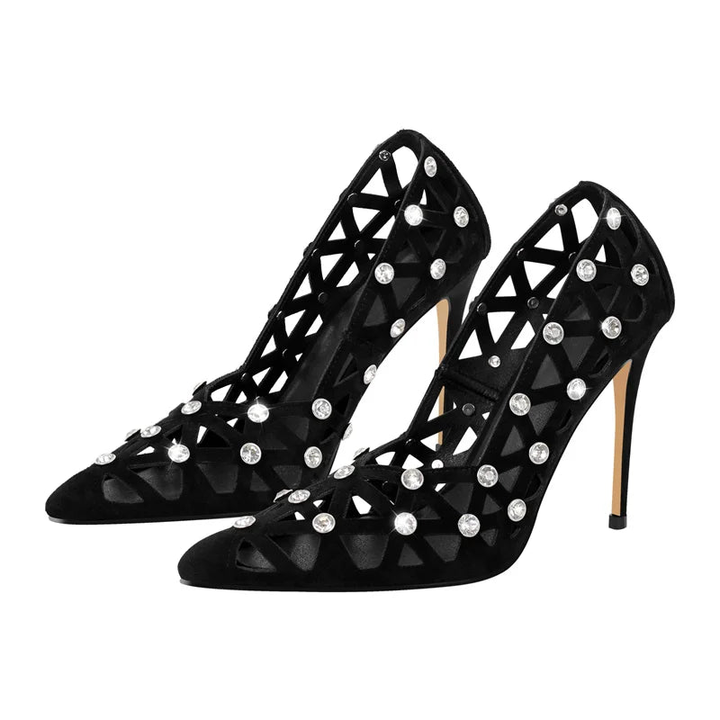 Zapatos Queen Thaxsa (Negro)