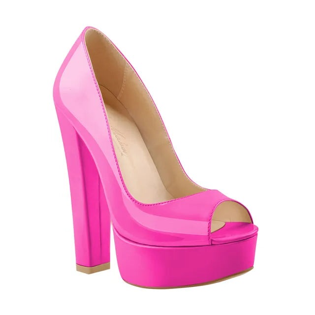 Zapatos Queen Quine (Fucsia)