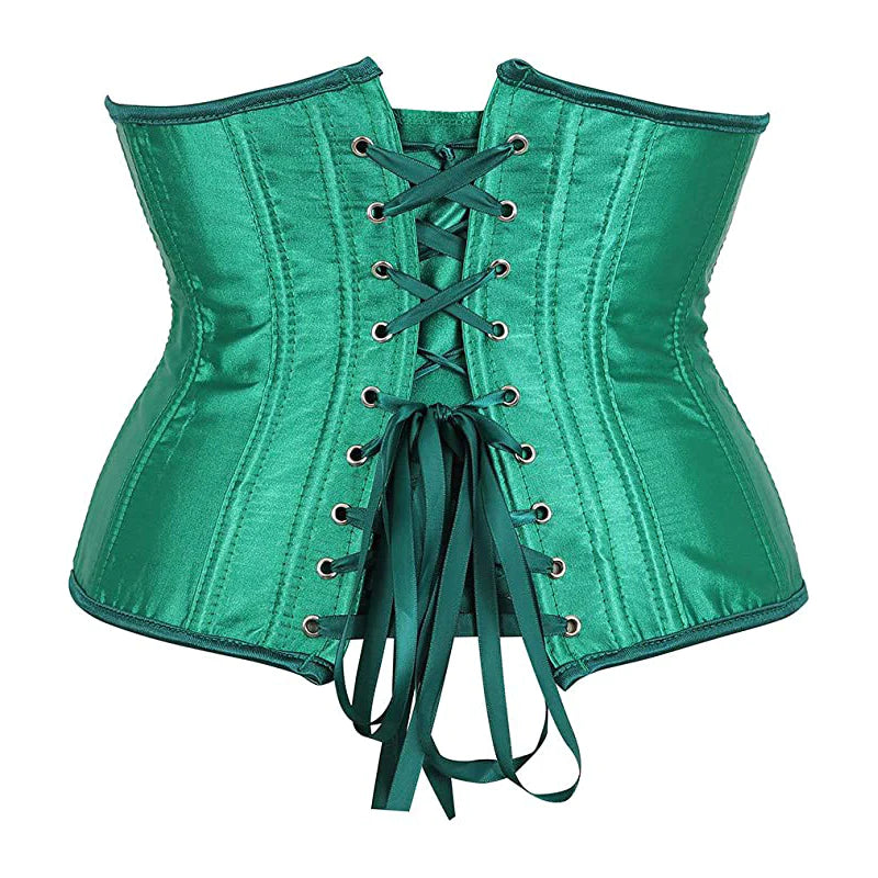 Corset Drag Satin (Verde)