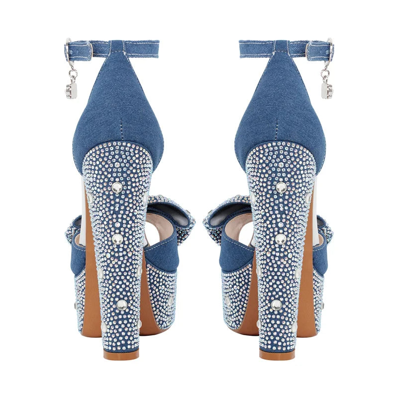 Sandalias Queen Sylvania (Azul)