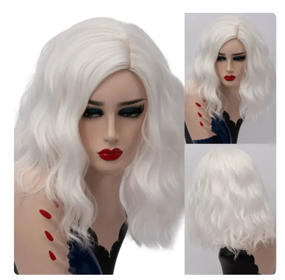 Peluca Queen Sadness (Blanco)