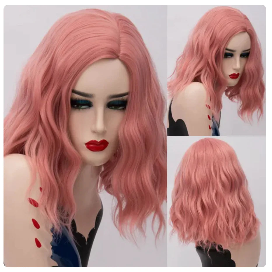 Peluca Queen Sadness (Rosado)