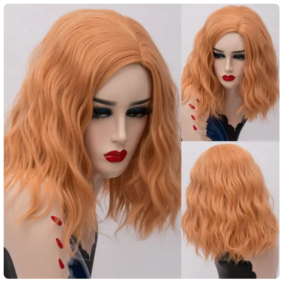 Peluca Queen Sadness (Naranja)