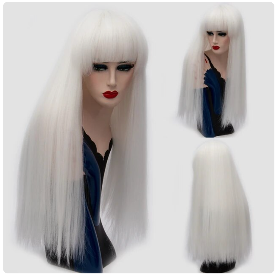 Peluca Queen Minerva (Blanco)