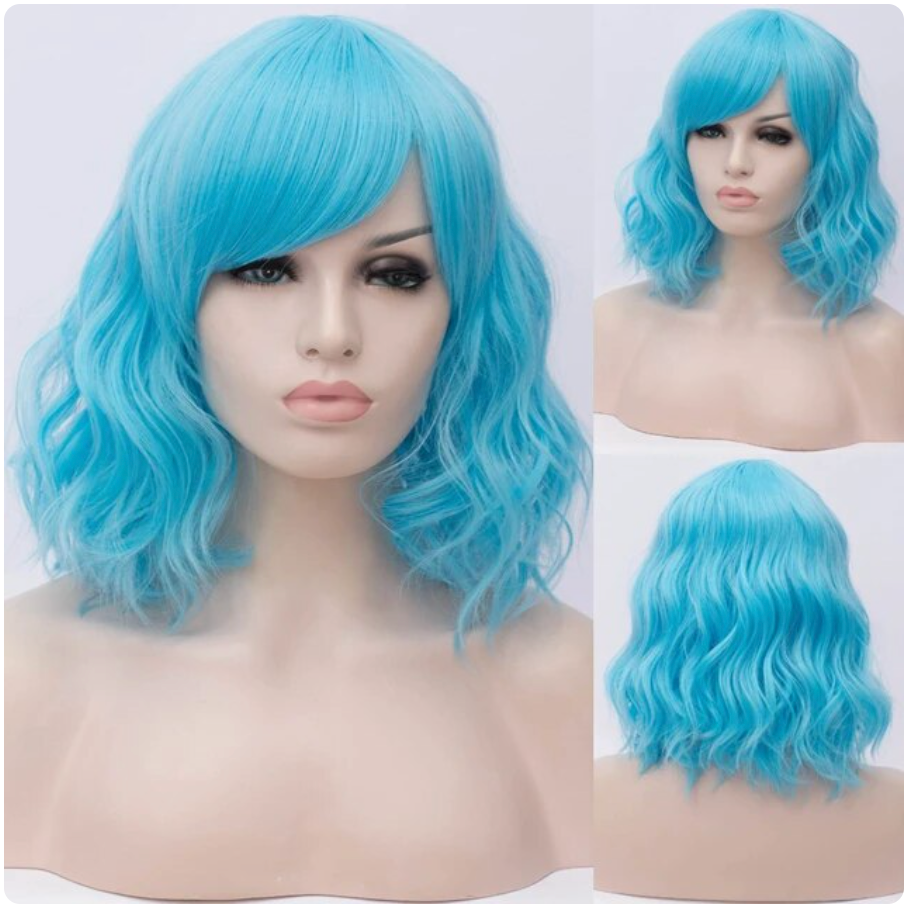 Peluca Queen Gloria (Azul cielo)