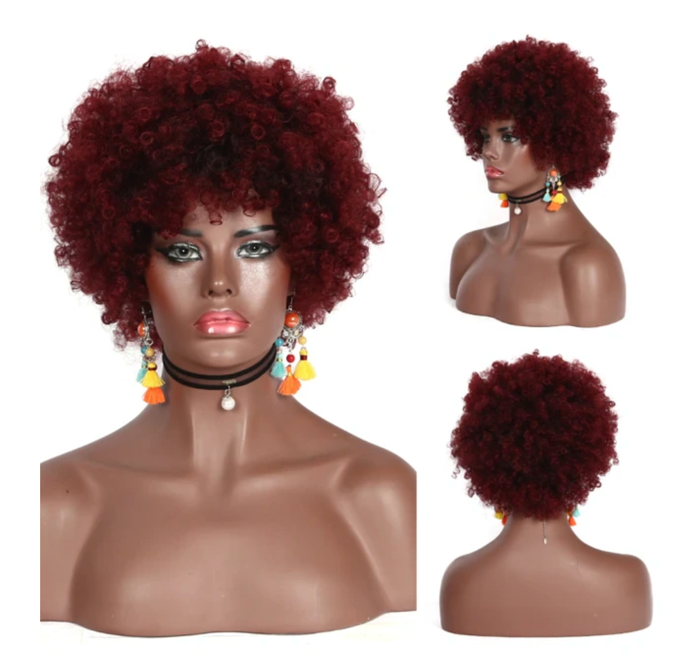 Peluca Queen Mola (Rojizo)