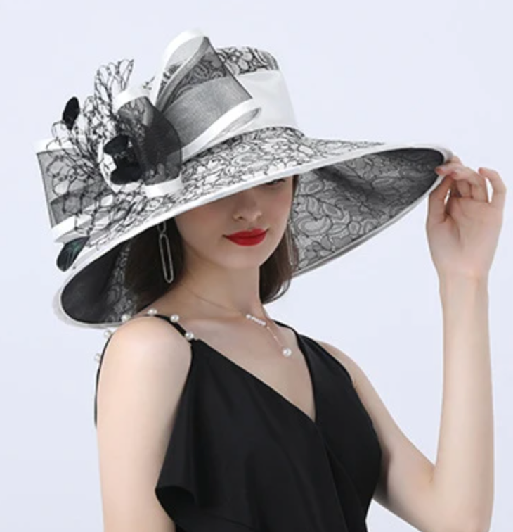 Sombrero Queen Santha (Blanco)