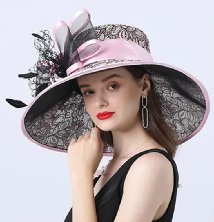 Sombrero Queen Santha (Rosa claro)