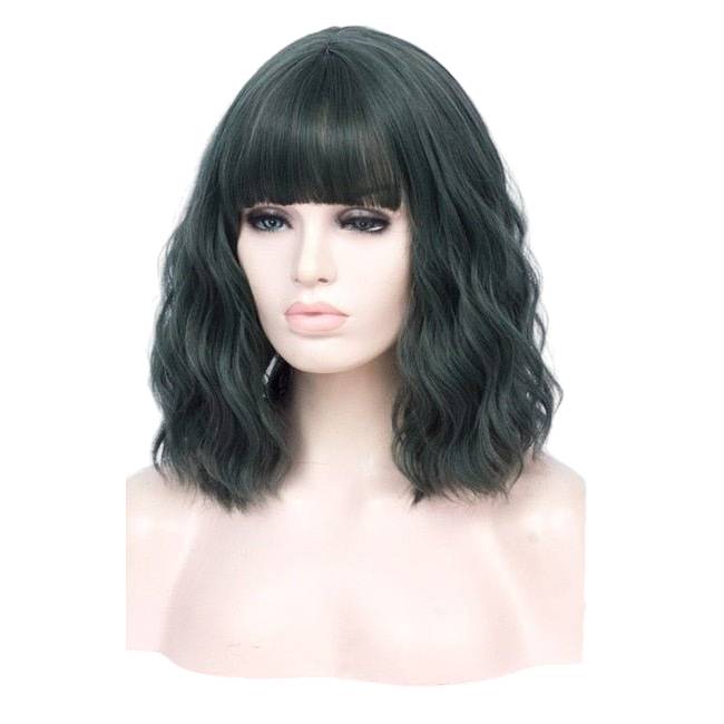 Peluca Queen Cleo (Verde oscuro)