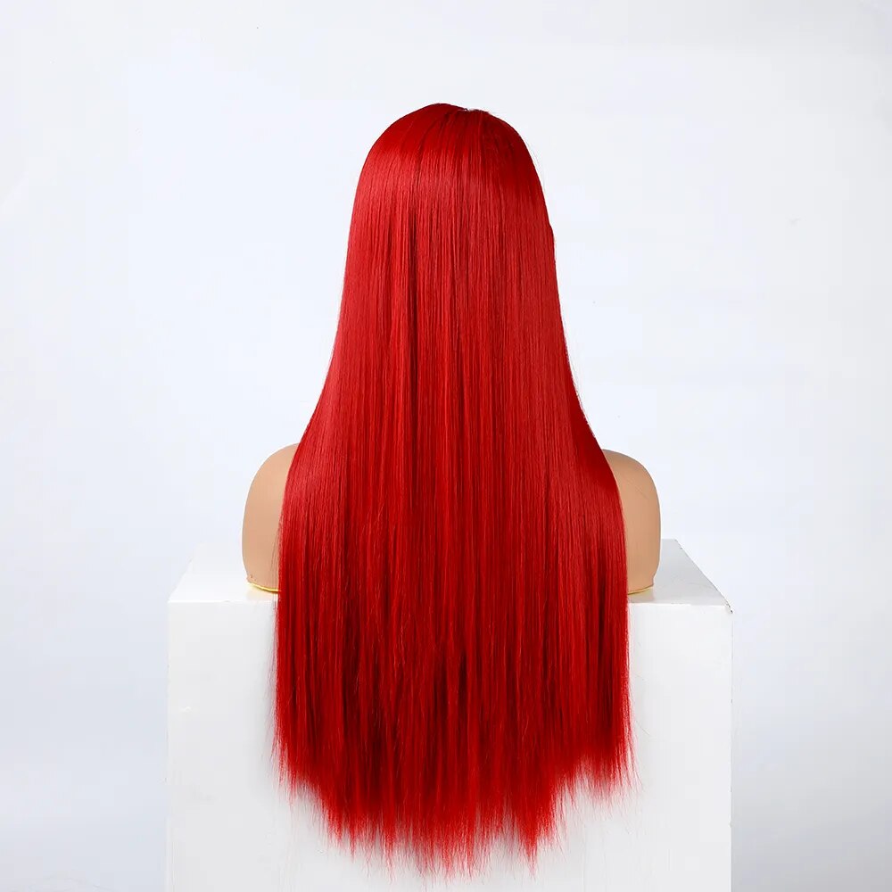 Peluca Queen Wiebke (Rojo)
