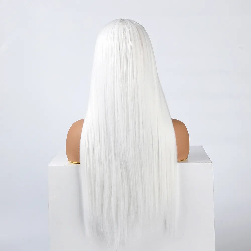 Peluca Queen Wiebke (Blanco)