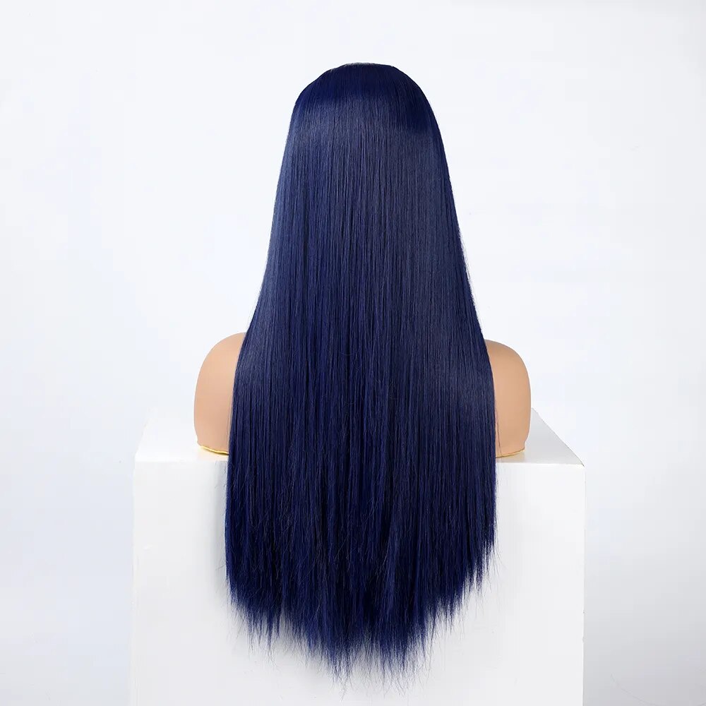 Peluca Queen Wiebke (Azul marino)