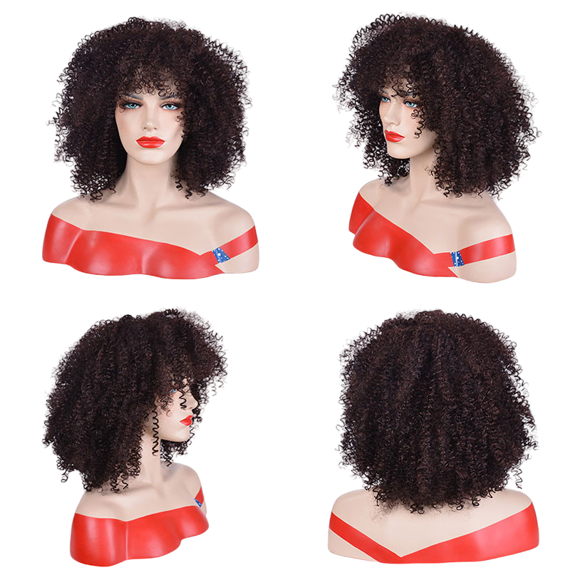 Peluca Queen Vogue (Marron oscuro)