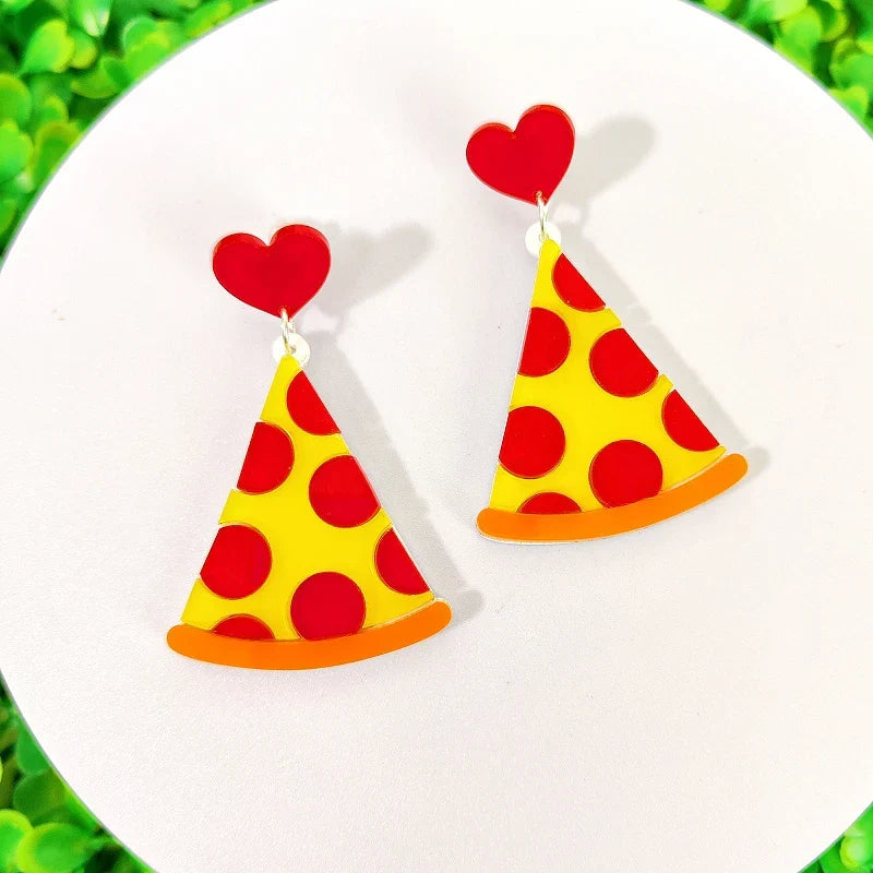 Pendientes de agujero Queen Pizza