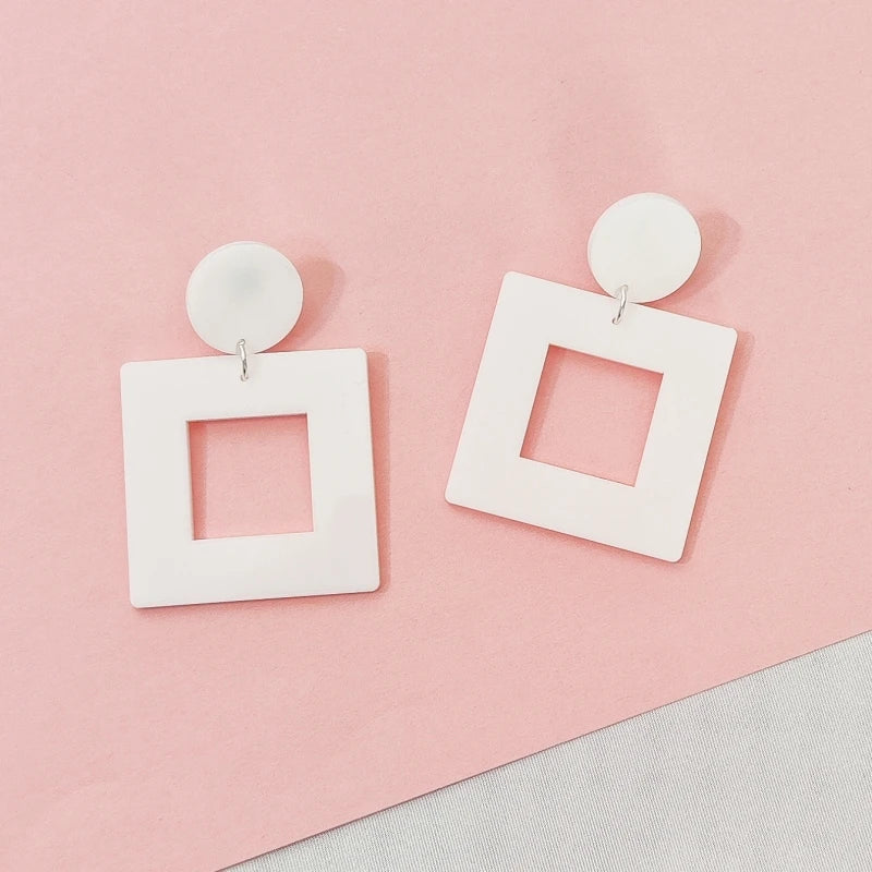Pendientes de agujero Queen Square