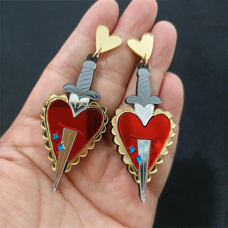 Pendientes de agujero Queen Stabbed