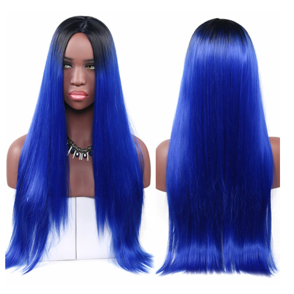 Peluca Queen Braxton (Azul)