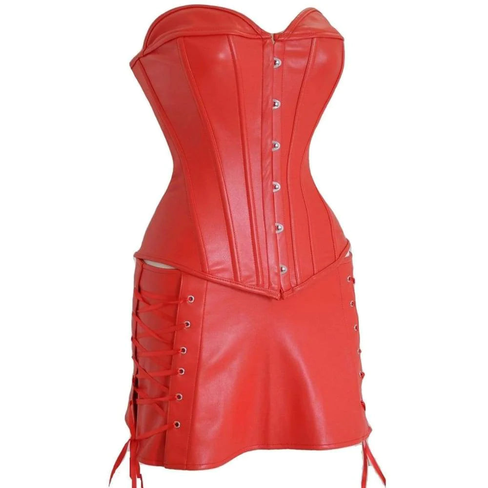 Vestido Corset Drag Xena (Rojo)