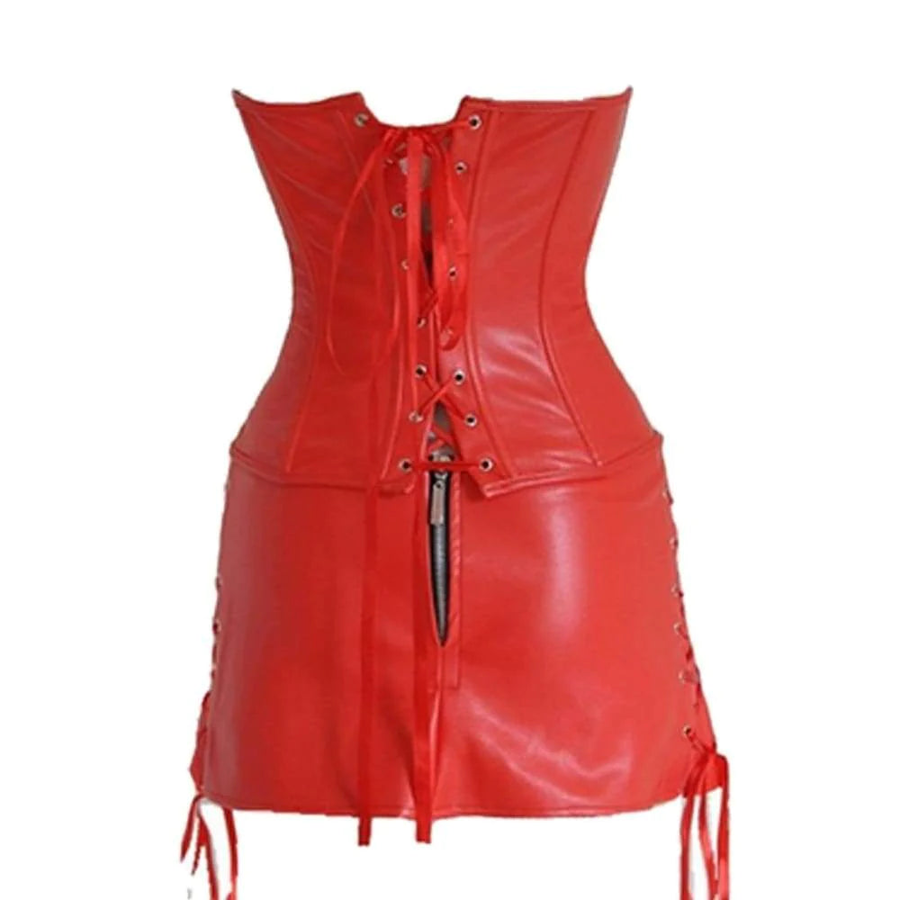 Vestido Corset Drag Xena (Rojo)