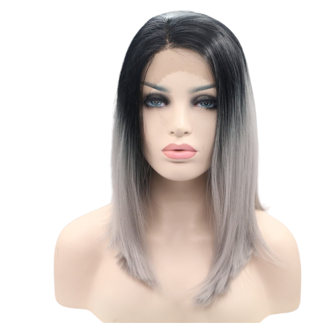 Peluca Queen Noah (Gris con reflejos negros)