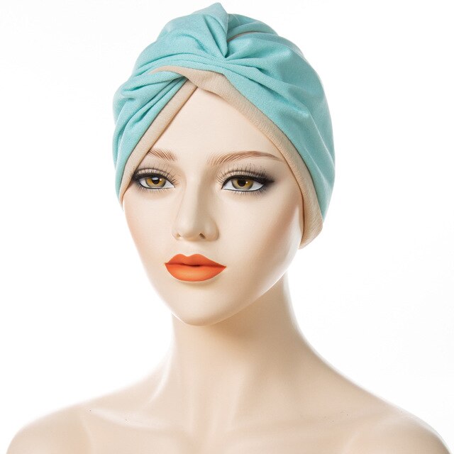 Turbante Queen Montana (Azul claro)