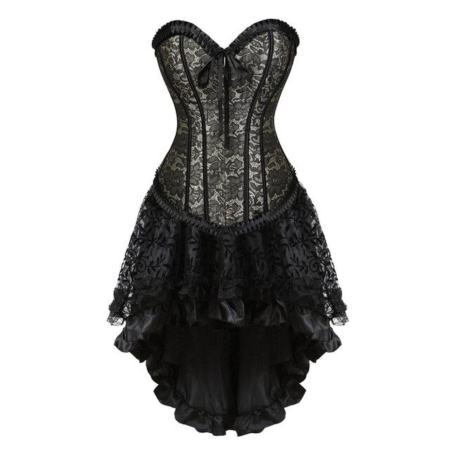 Vestido Corset Drag Crisalide (Beige)
