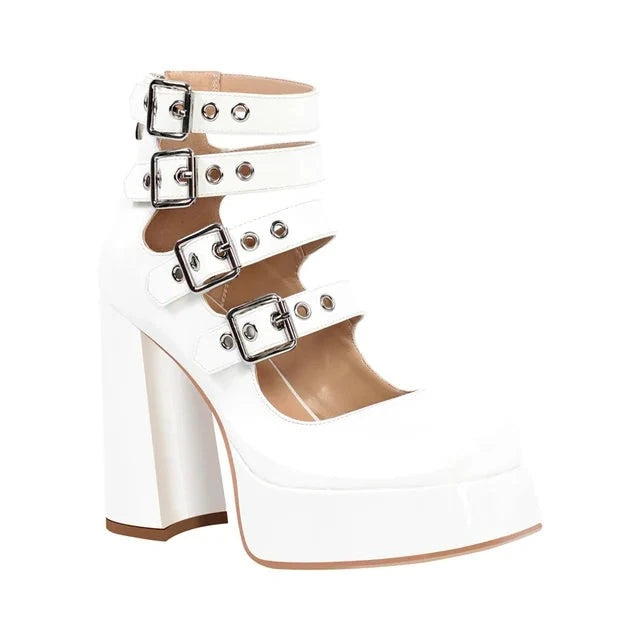 Sandalias Queen Katwork (Blanco)