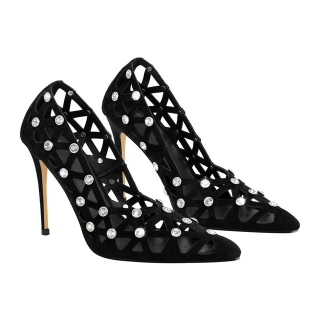 Zapatos Queen Thaxsa (Negro)