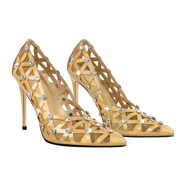 Zapatos Queen Thaxsa (Dorado)