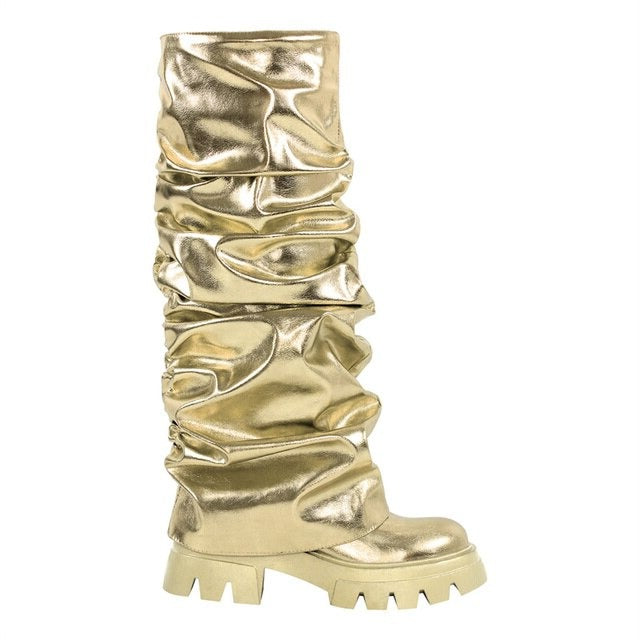 Botas Queen Monstra (Dorado)