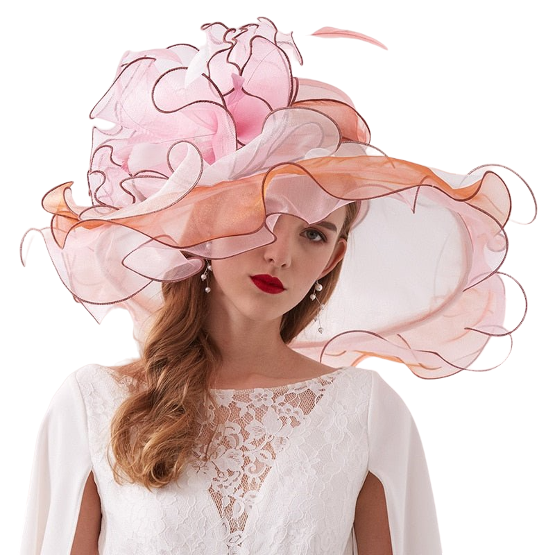 Sombrero Queen Indirha (Rosa claro)