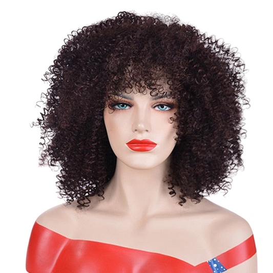 Peluca Queen Vogue (Marron oscuro)