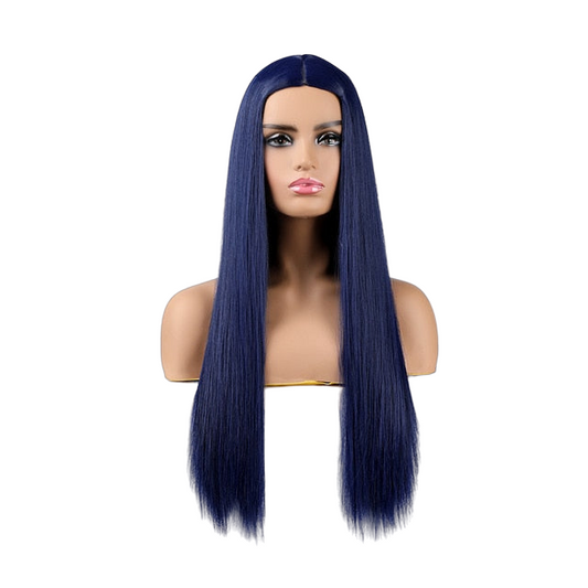 Peluca Queen Wiebke (Azul marino)