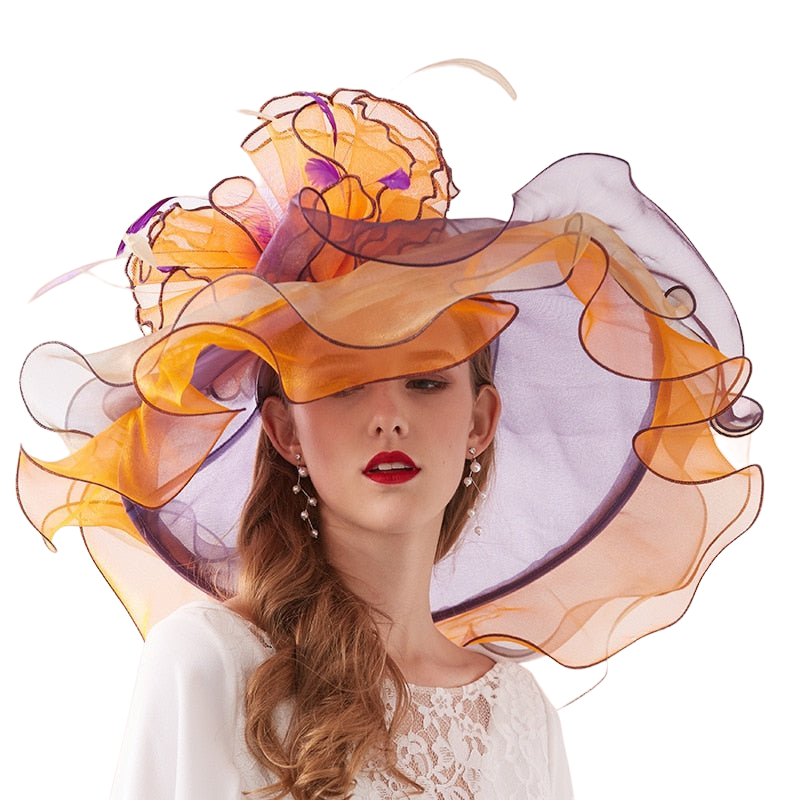 Sombrero Queen Indirha (Naranja)