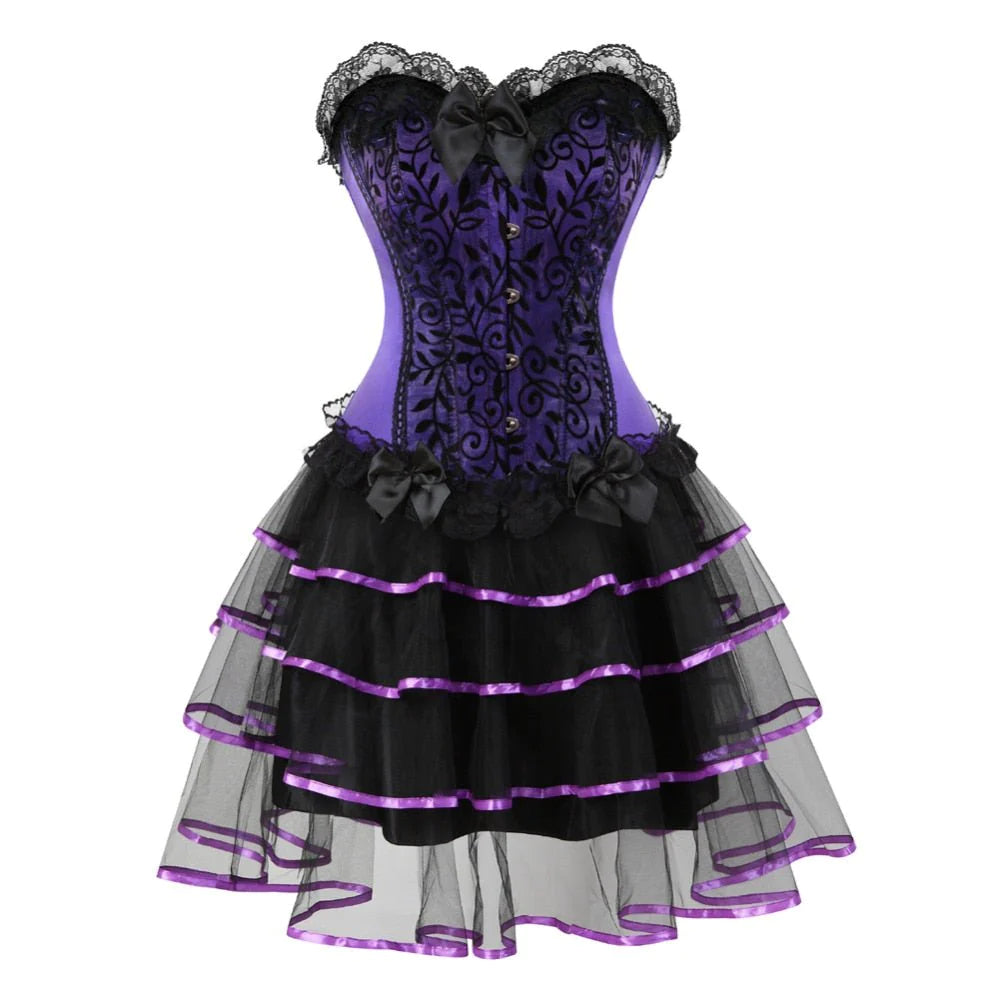 Vestido Corset Drag Houston (Morado)