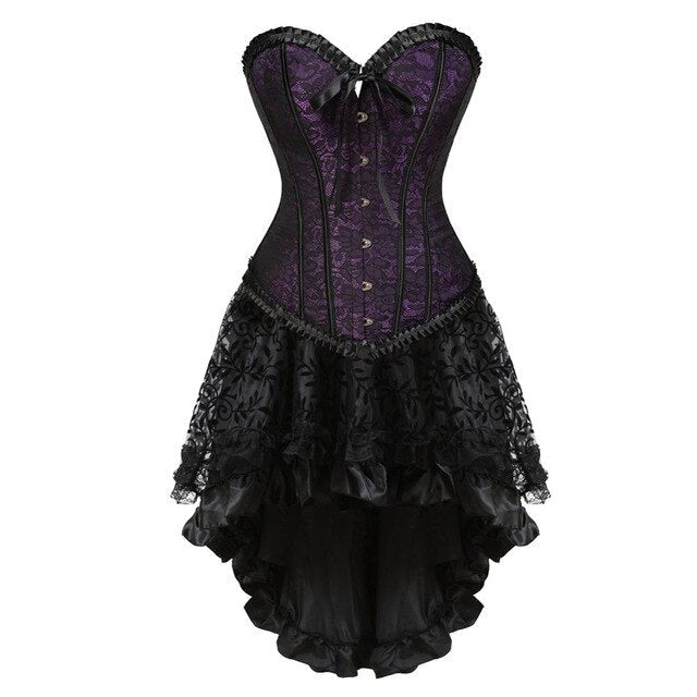 Vestido Corset Drag Crisalide (Púrpura)