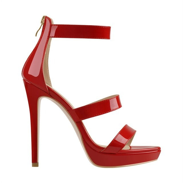 Sandalias Queen Nazomi (Rojo)