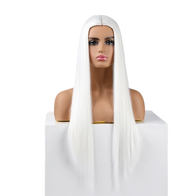 Peluca Queen Wiebke (Blanco)