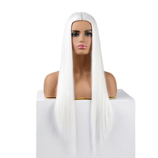 Peluca Queen Wiebke (Blanco)