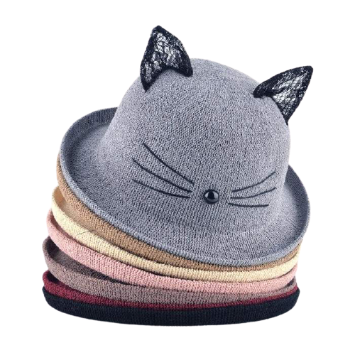 Sombrero Drag Kitten (Negro)